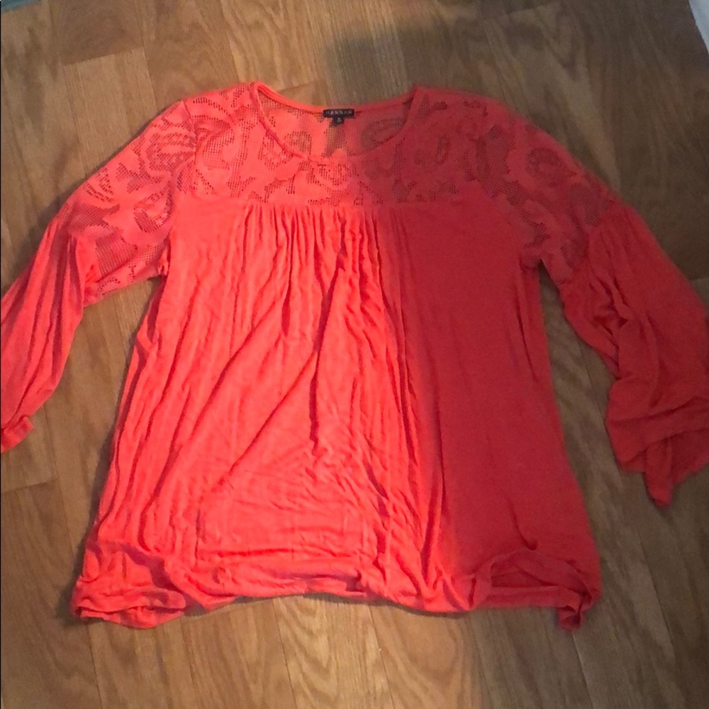 Flowy lace blouse